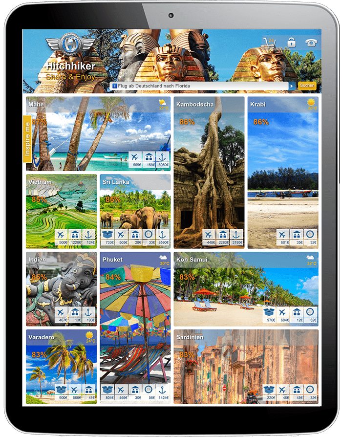 Screenshot HitchHiker.Travel