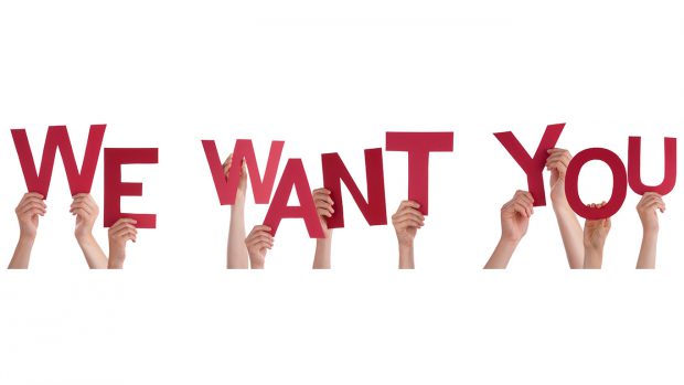We want you. Apply now.