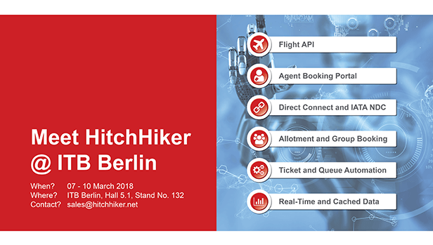 Meet HitchHiker at ITB Berlin 2018