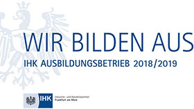 Logo IHK accredited training company 2018/2019